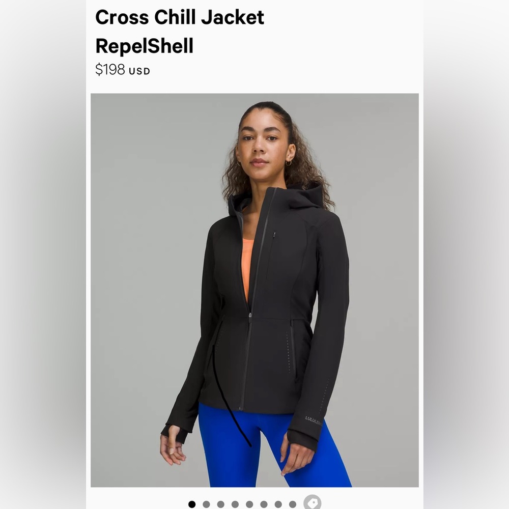 NWT lululemon Cross Chill Jacket Size 2